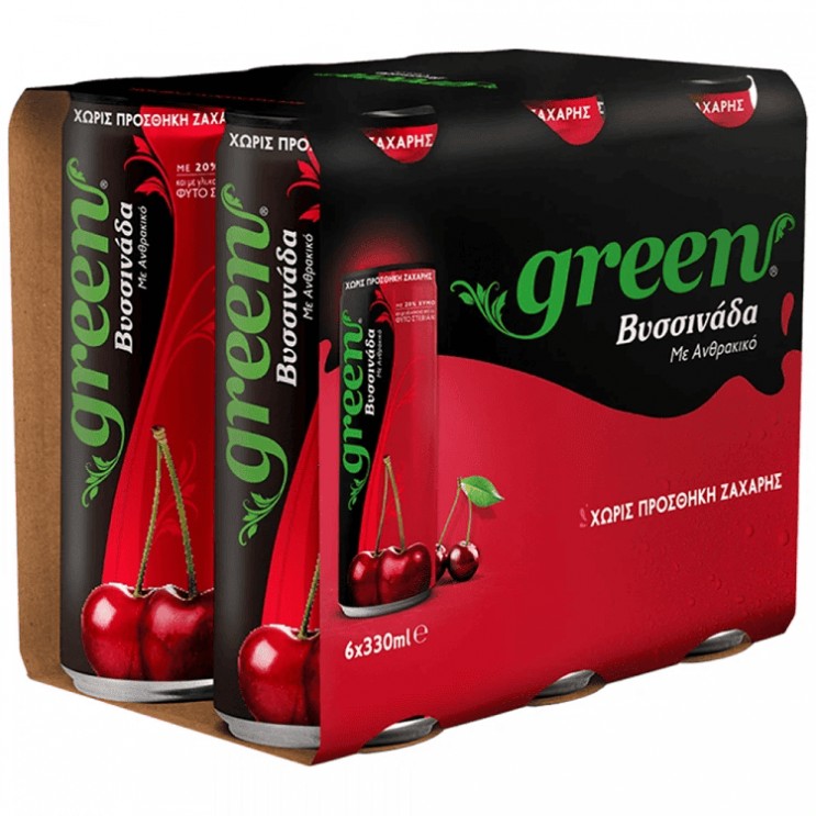 Green Βυσσινάδα (4x6x330ml) ΚΙΒ.24
