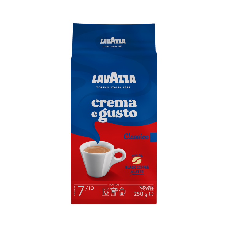 Crema E Gusto Καφές Espresso Αλεσμένος 250γρ LAVAZZA Crema E Gusto Καφές Espresso Αλεσμένος 250γρ LAVAZZA