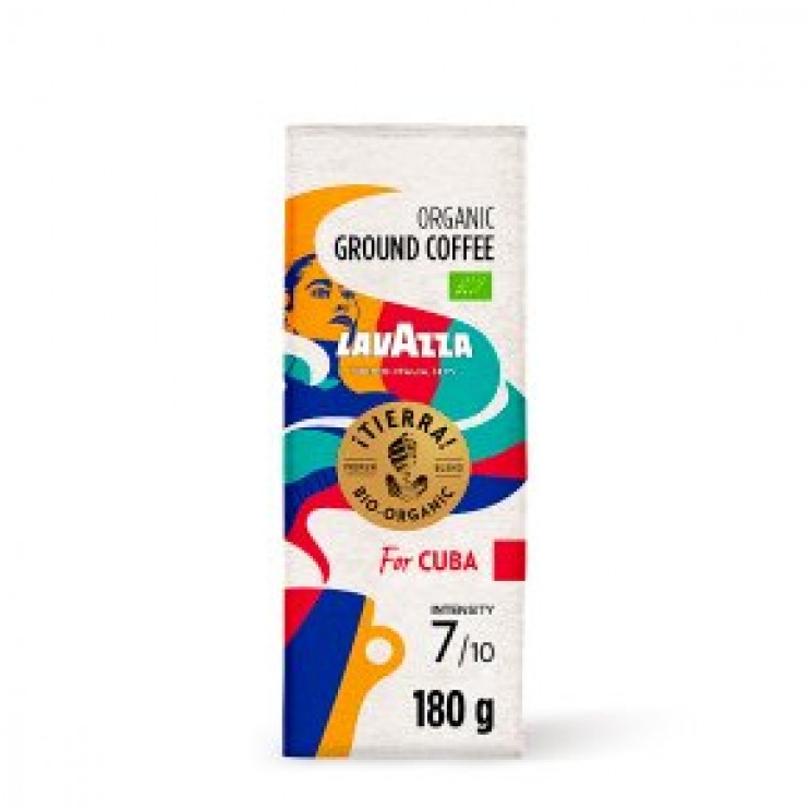 Tierra Cuba Βιολογικός Καφές Αλεσμένος 180γρ LAVAZZA Tierra Cuba Βιολογικός Καφές Αλεσμένος 180γρ LAVAZZA