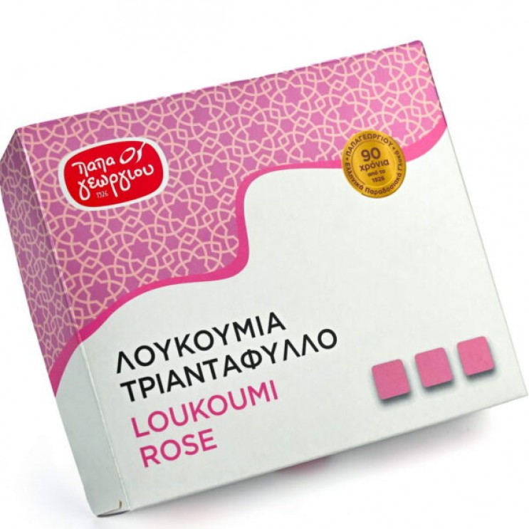 Greek Delights (Loukoums) Rose 420gr Gift box Greek Delights (Loukoums) Rose 420gr Gift box
