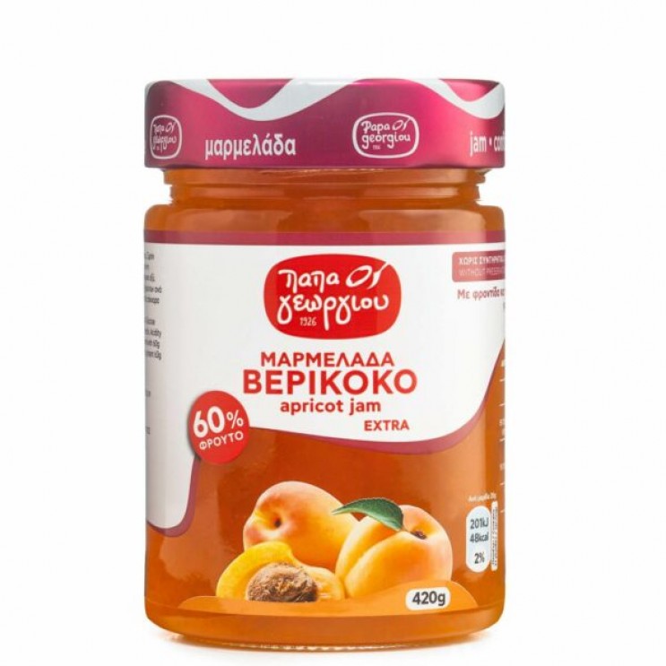 Μαρμελάδα Βερύκοκκο βάζο 420γρ