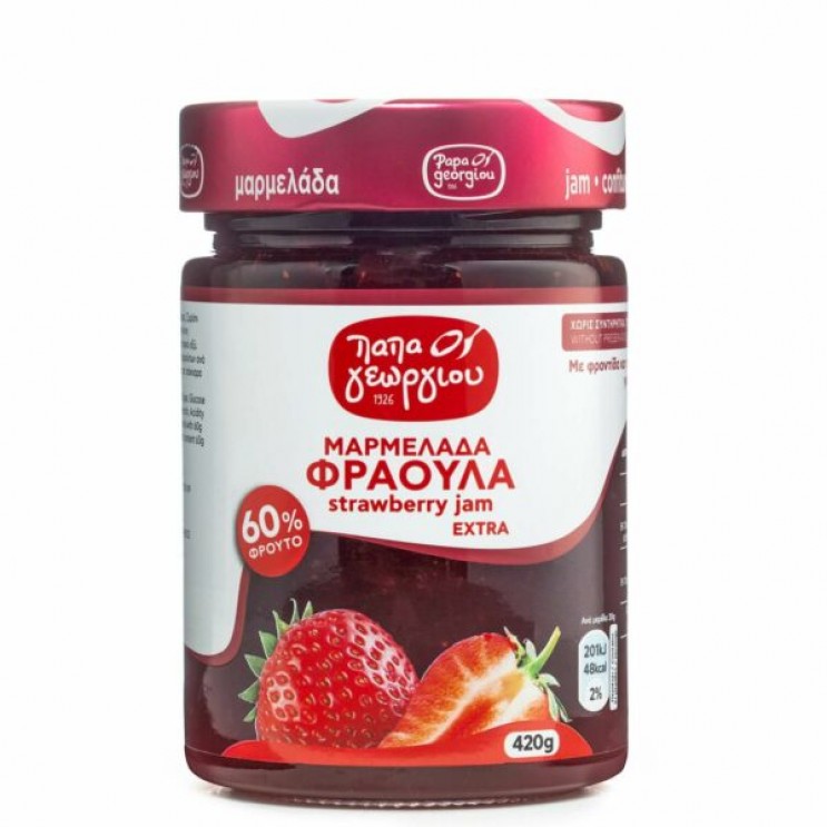 Μαρμελάδα Φράουλα βάζο 420γρ Μαρμελάδα Φράουλα βάζο 420γρ