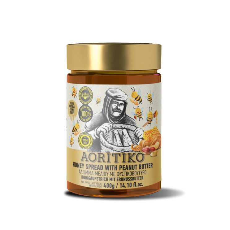 Honey Spread Aoritiko with Peanut Butter 400gr