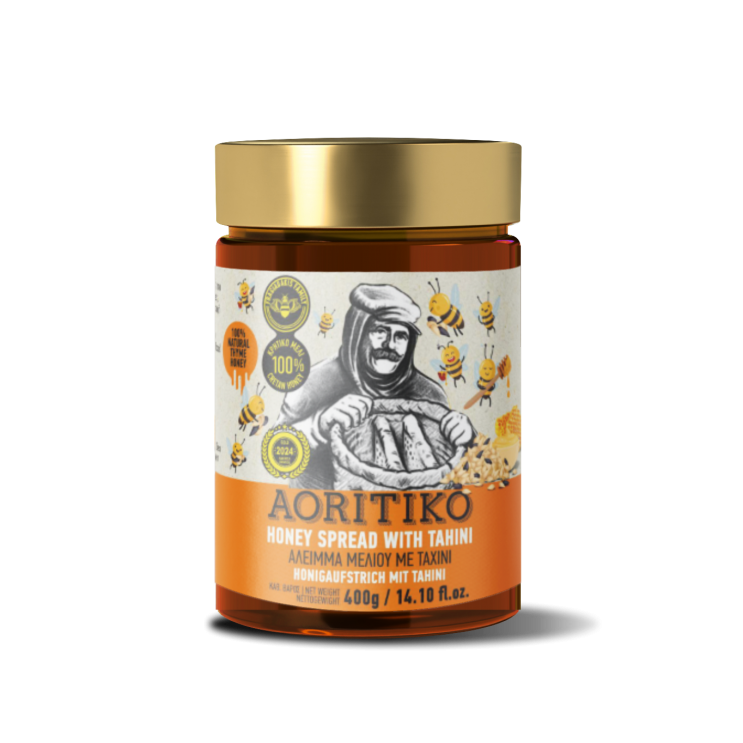 Honey Spread Aoritiko with Tahini 400gr Honey Spread Aoritiko with Tahini 400gr
