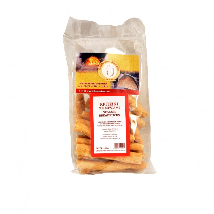 Κριτσίνι με Σουσάμι 180γρ