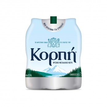 Κορπή® Φυσικό Μεταλλικό Νερό PET (6x1,5L) Κορπή® Φυσικό Μεταλλικό Νερό PET (6x1,5L)