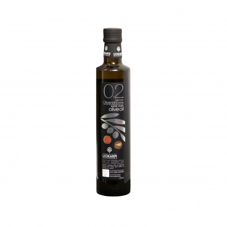 0.2 Εξαιρετικό Παρθένο Ελαιόλαδο 500ml Γυάλινη φιάλη 0.2 Εξαιρετικό Παρθένο Ελαιόλαδο 500ml Γυάλινη φιάλη
