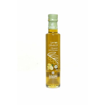Extra Virgin Olive Oil with Lemon 250ml Glass Extra Virgin Olive Oil with Lemon 250ml Glass