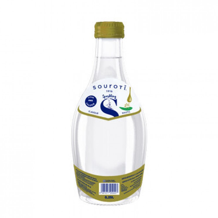 Σουρωτή Ανθρακούχο Φυσικό Μεταλλικό Νερό Μαστίχα γυαλί 250ml